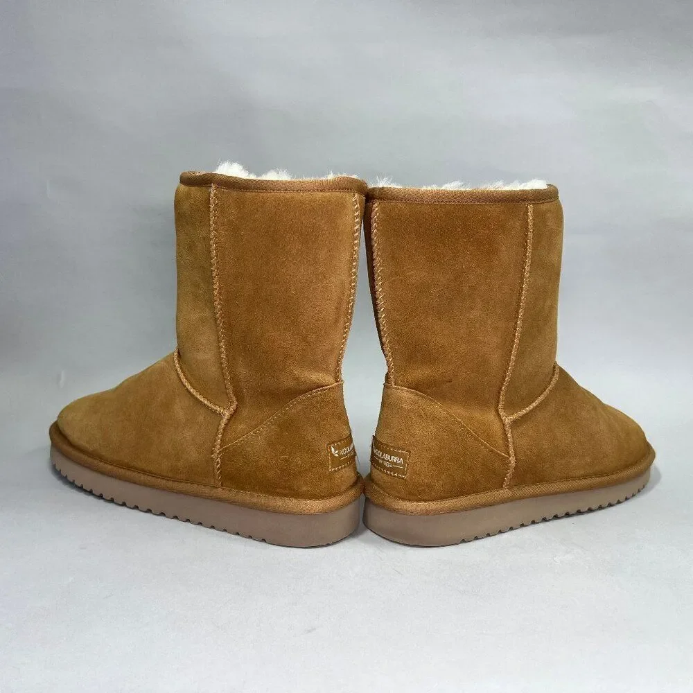 Koolaburra Women's Size 9 Koola Short Chestnut Suede‎ Winter Boots